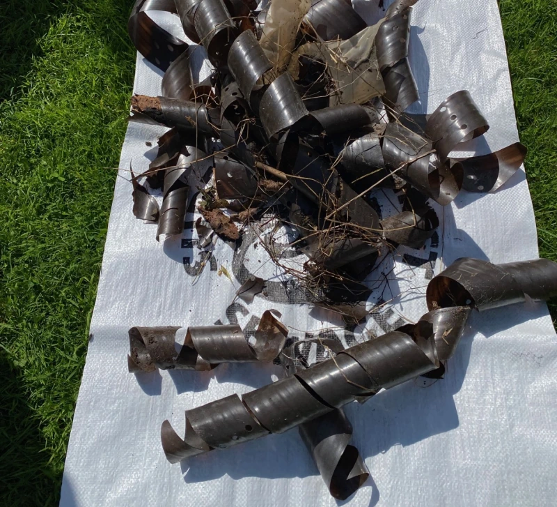 A photo depicticting the plastic tree guard collection